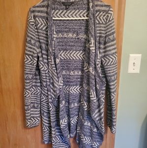 Blue cardigan, lucky brand, size S/P